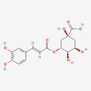Chemical structure of Chlorogenic acid