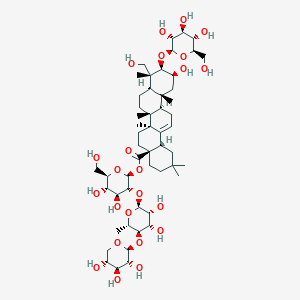 Chemical structure of Polygalasaponin F
