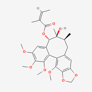 Chemical structure of Schisantherin B