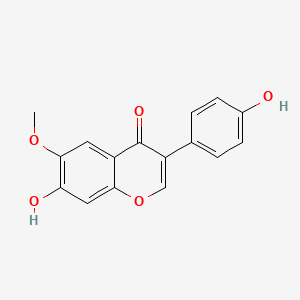 Chemical structure of Glycitein