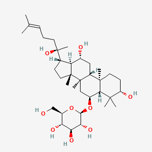 Chemical structure of 20(R)Ginsenoside?Rh1