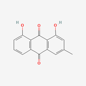Chemical structure of Chrysophanol