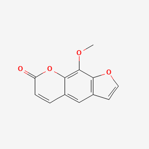 Chemical structure of 8-Methoxypsoralen