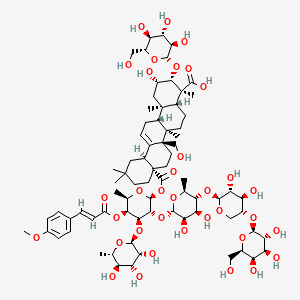 Chemical structure of Onjisaponin B