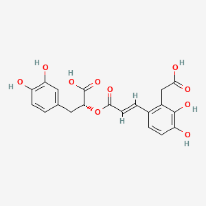 Chemical structure of Salvianolic acid D