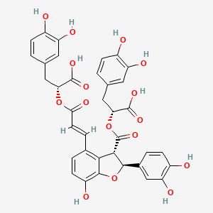 Chemical structure of Salvianolic acid B