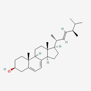 Chemical structure of Ergosterol