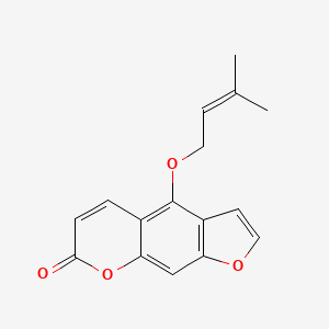 Chemical structure of Isoimperatorin