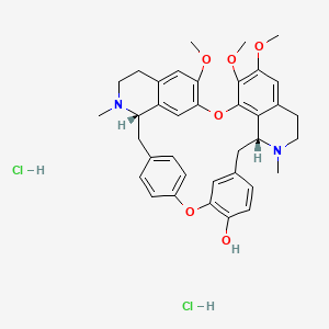 Chemical structure of Berbamine hydrochloride