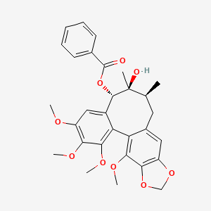 Chemical structure of Schisantherin A