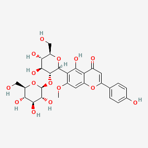Chemical structure of Spinosin