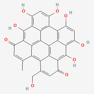 Chemical structure of Pseudohypericin