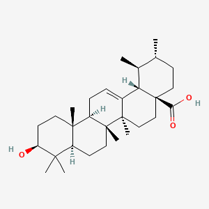Chemical structure of Ursolic acid