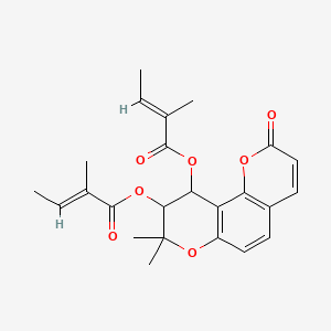 Chemical structure of Praeruptorin B