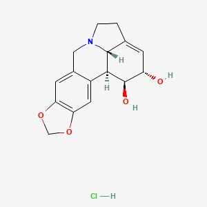 Chemical structure of Lycorine chloride