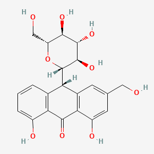 Chemical structure of Aloin