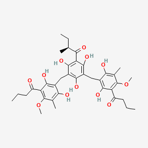 Chemical structure of Agrimol B