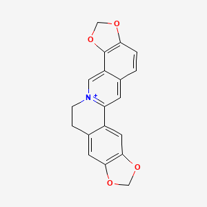 Chemical structure of Coptisine