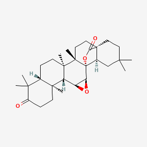 Chemical structure of Liquidambaric lactone