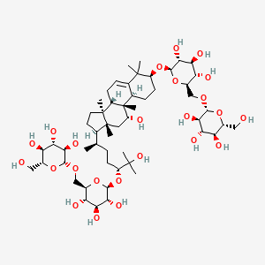 Chemical structure of mogroside IVa