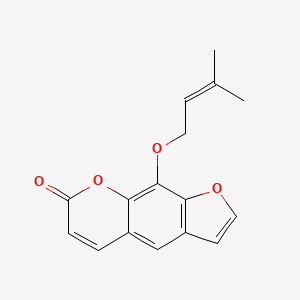 Chemical structure of Imperatorin