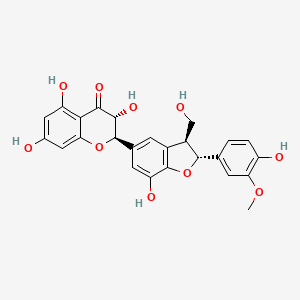 Chemical structure of Silicristin