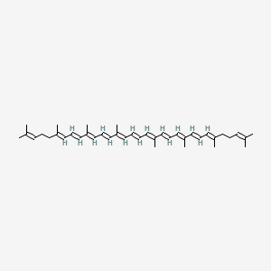 Chemical structure of Lycopene
