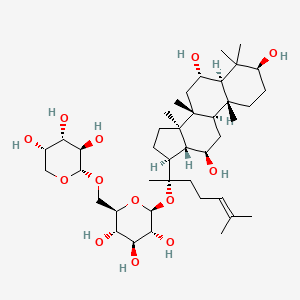 Chemical structure of Ginsenoside F3