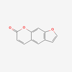 Chemical structure of Psoralen