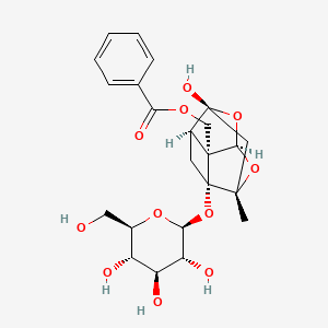 Chemical structure of Paeony root