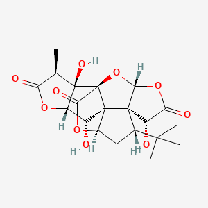 Chemical structure of Ginkgolide B