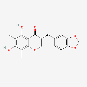 Chemical structure of Methylophiopogonanone A