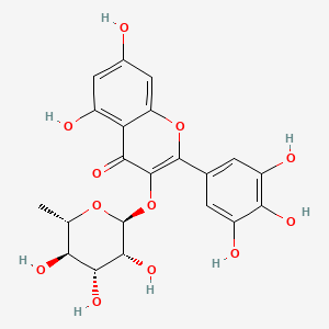 Chemical structure of Myricetrin