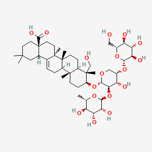 Chemical structure of Hederacolchiside A