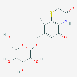 Chemical structure of Xanthiside