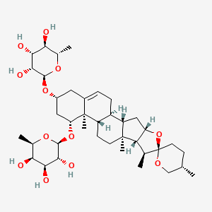 Chemical structure of Liriopesides B