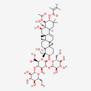 Chemical structure of Aescin