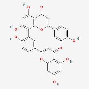 Chemical structure of Amentoflavone