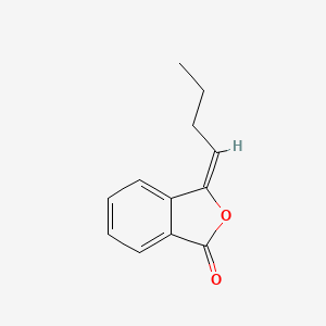 Chemical structure of 3-Butylidenephthalide