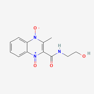 Chemical structure of Olaquindox