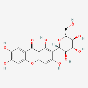 Chemical structure of Mangiferin