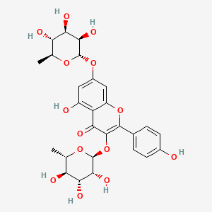 Chemical structure of Kaempferitrin