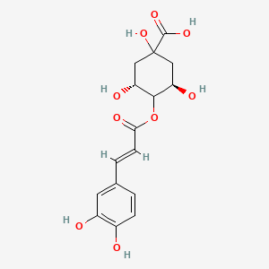 Chemical structure of Cryptochlorogenic acid