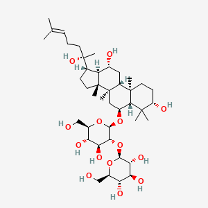 Chemical structure of Ginsenoside Rf