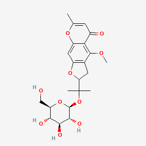 Chemical structure of 5-O-Methylvisammioside