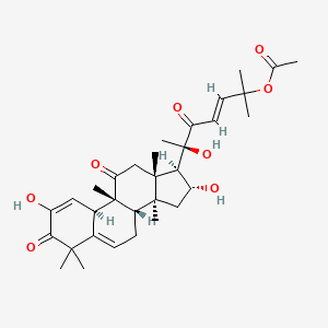 Chemical structure of Cucurbitacin E
