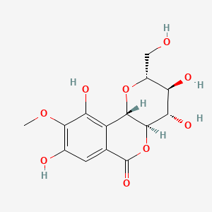Chemical structure of Bergenin