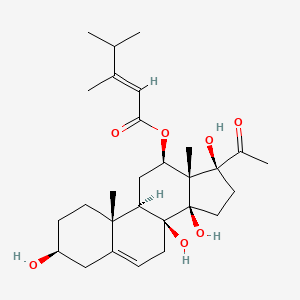 Chemical structure of caudatin