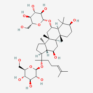 Chemical structure of Ginsenoside Rg1