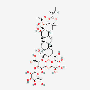 Chemical structure of Escin IA